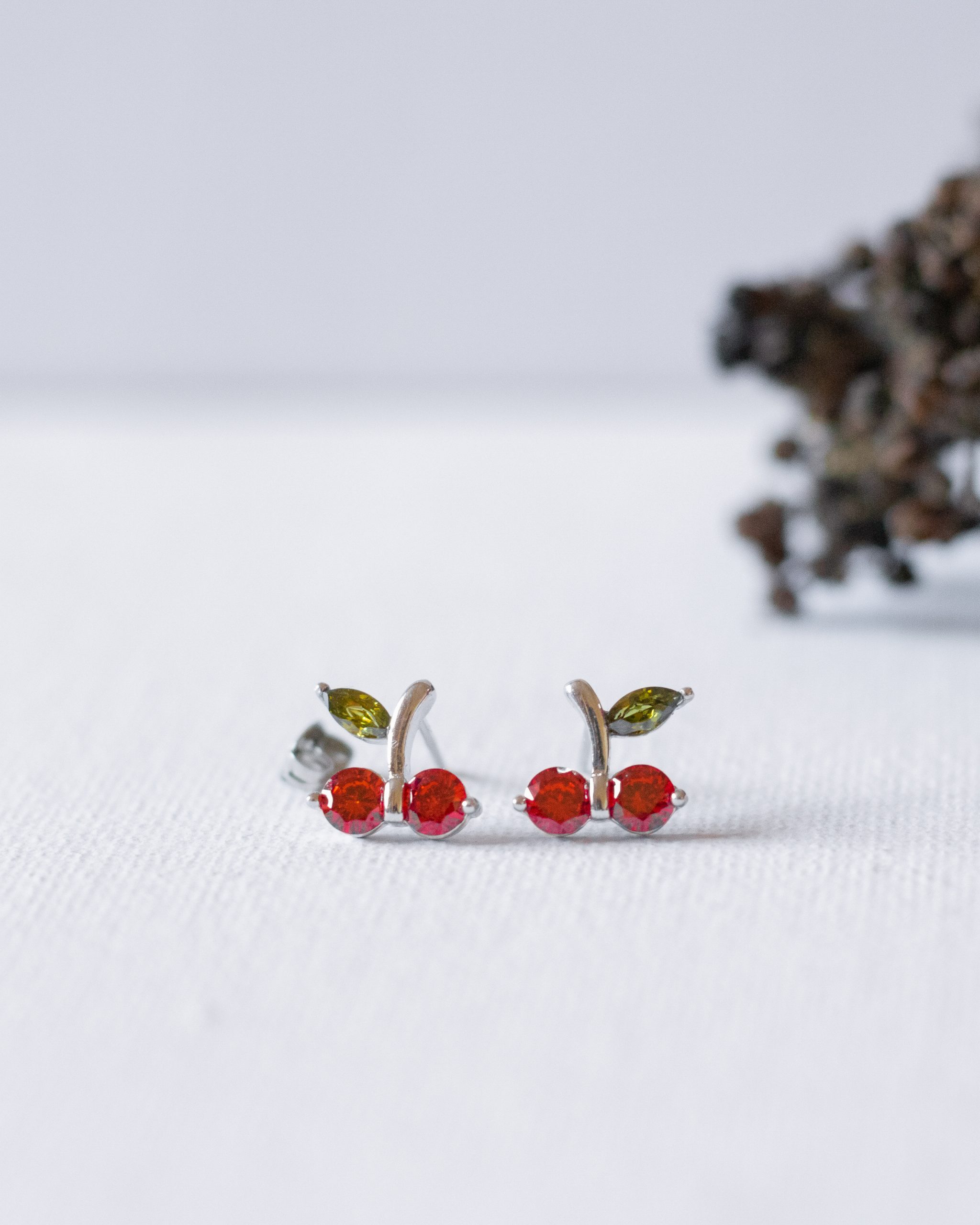Aretes de cereza - Imagen 2
