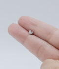 Piercing corazon mini silver / Acero Inoxidable