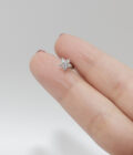 Piercing flor silver petit / Acero Inoxidable