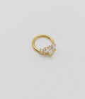 Piercing Hoop para daith, hélix o septum / Dorado / 16G