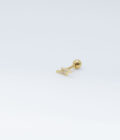 Piercing rayo dorado petit / Acero Inoxidable