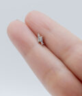 Piecing rayo silver petit / Acero Inoxidable